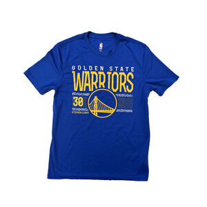 Golden State Warriors Shirt Mens Medium Blue NBA Basketball Steph Curry 30